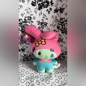 New with Tags My Melody Sanrio Hello Kitty Plush Stiffed Animal Toy